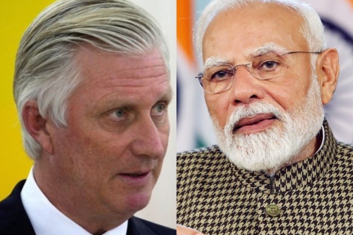 PM Modi on "boosting trade" with Belgium King
