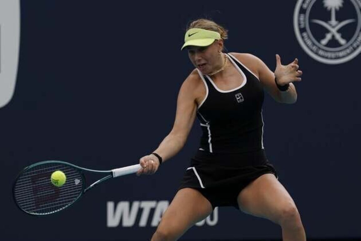 Amanda Anisimova WDs from Rome with wrist injury