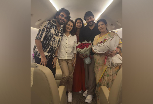 Chiranjeevi celebrates 46th wedding anniversary mid-air with wife Surekha