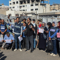 MIDEAST-GAZA CITY-PROTEST