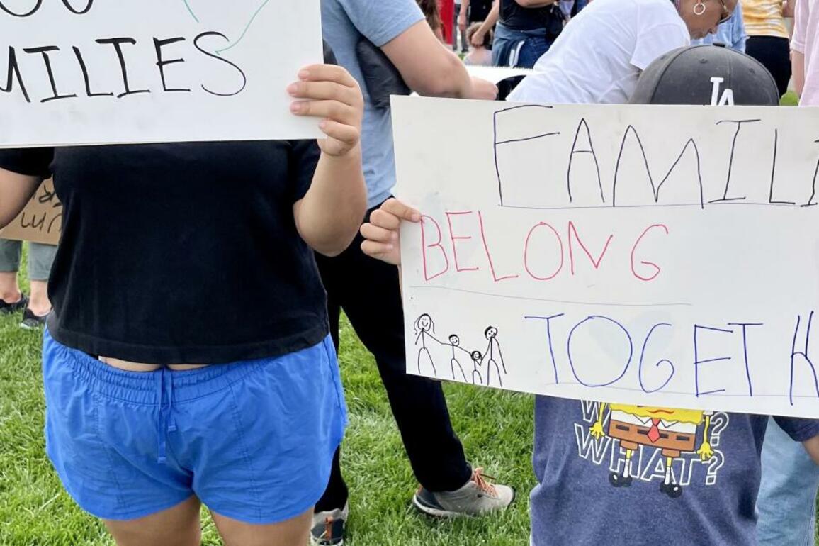 Commentary- 'Im speaking for those who cant'- A daughter marches to honor her father