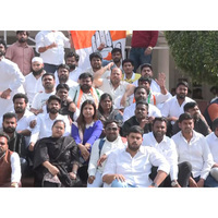 Congress workers hold protests in several states against IYC chief's arrest