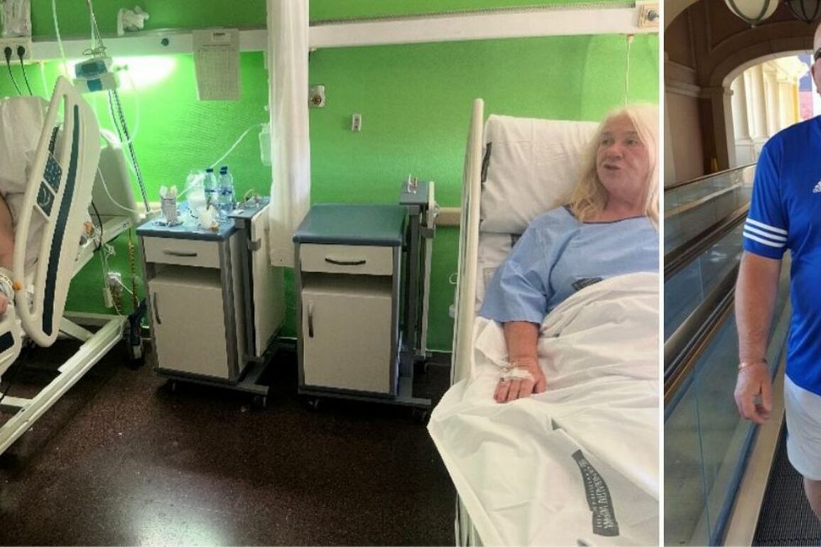 Rangers fan and wife side by side in Spanish hospital after double health scare horror