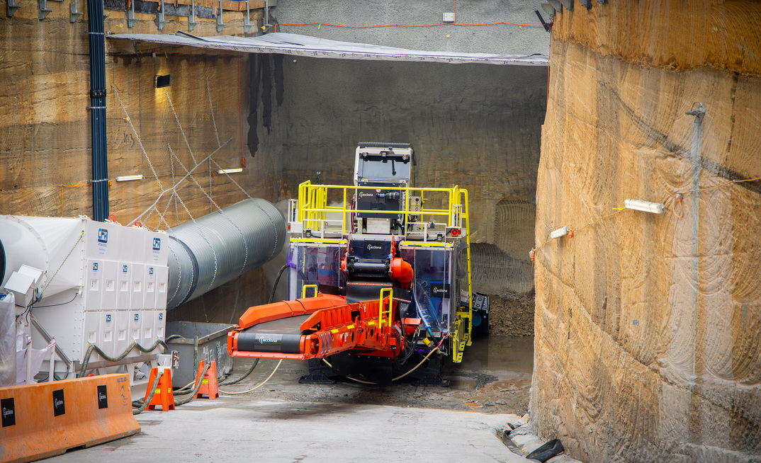 A total of four Sandvik roadheaders will be used to excavate 6.5km of twin three-lane tunnels that will make up the Western Harbour Tunnel in Sydney, Australia