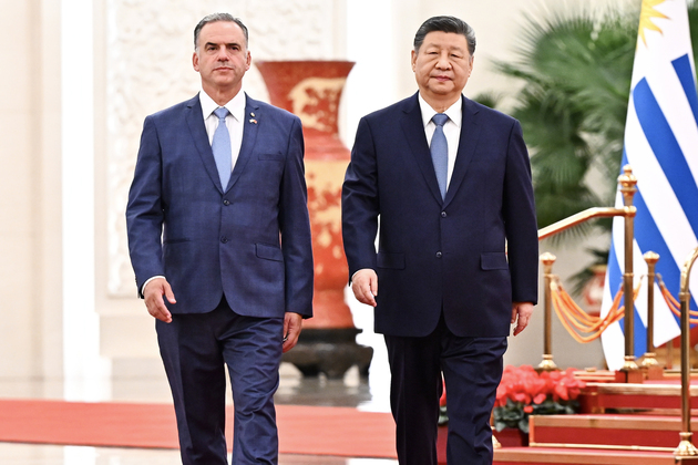 CHINA-BEIJING-XI JINPING-URUGUAYAN PRESIDENT-TALKS (CN)