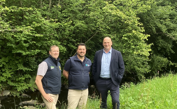 Andrew Kerr (CSL), Mark Horton (Rivers Trust) and John McLenaghan (UFU deputy president) Andrew Kerr (CSL), Mark Horton (Rivers Trust) and John McLenaghan (UFU deputy president)