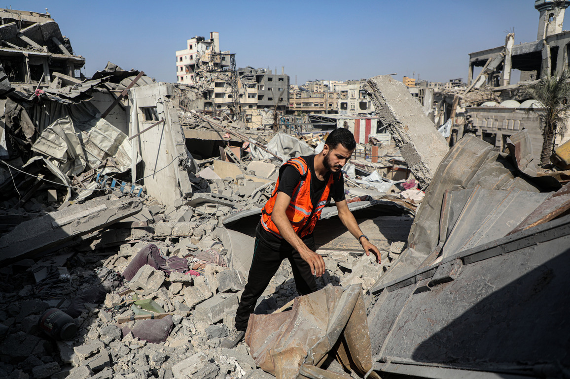 MIDEAST-GAZA CITY-CIVIL DEFENSE