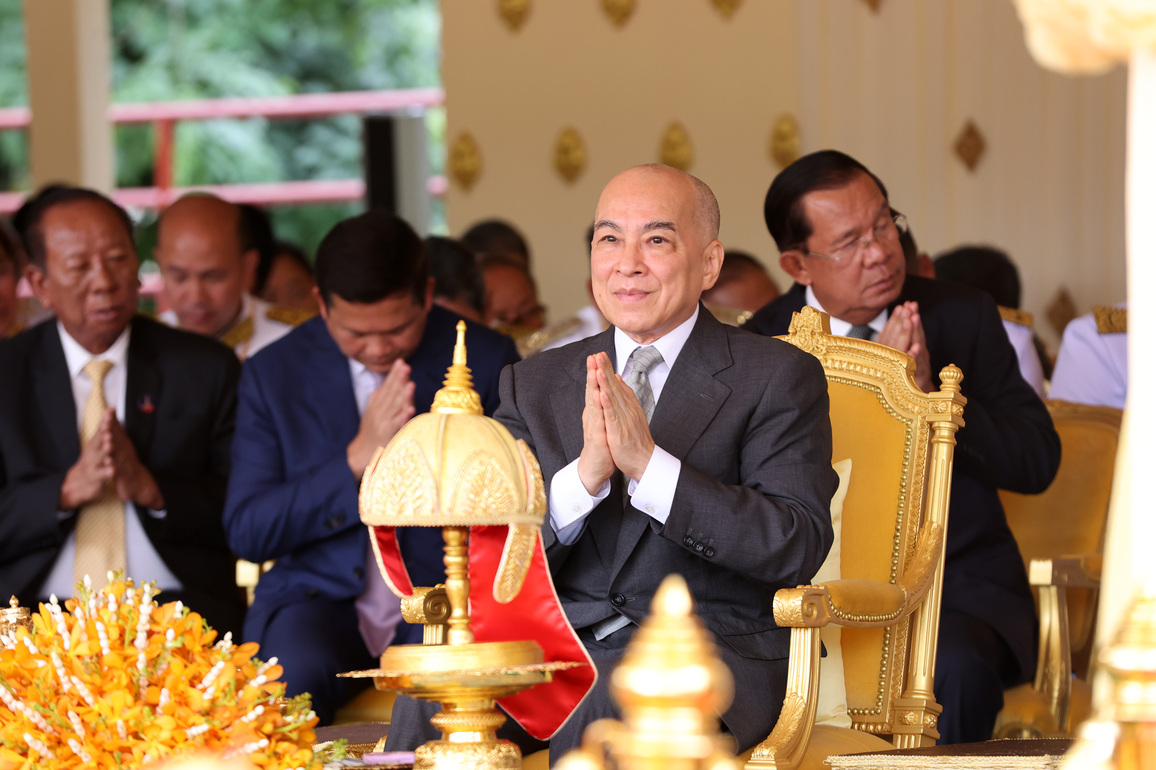 CAMBODIA-KAMPONG CHHNANG-ROYAL PLOUGHING CEREMONY