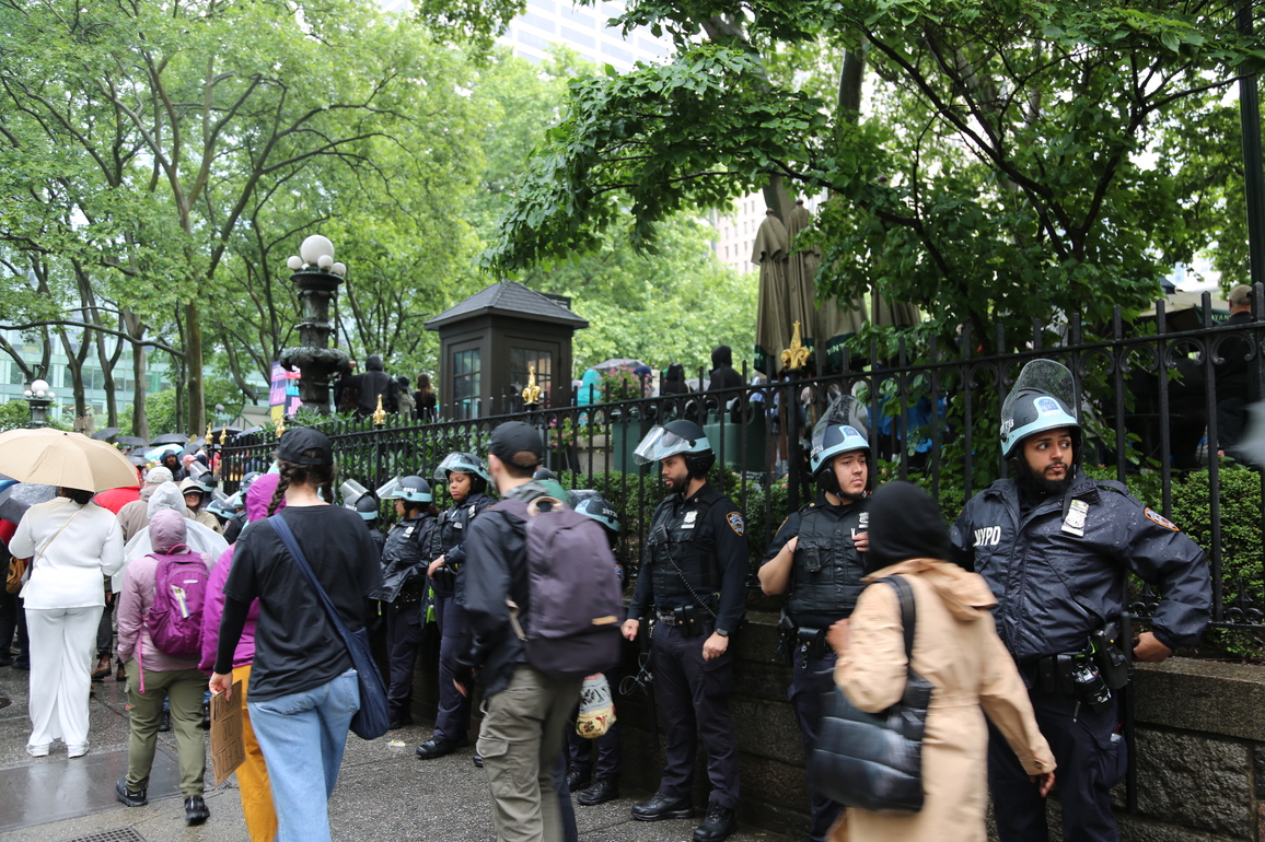 U.S.-MILITARY PARADE-PROTESTS