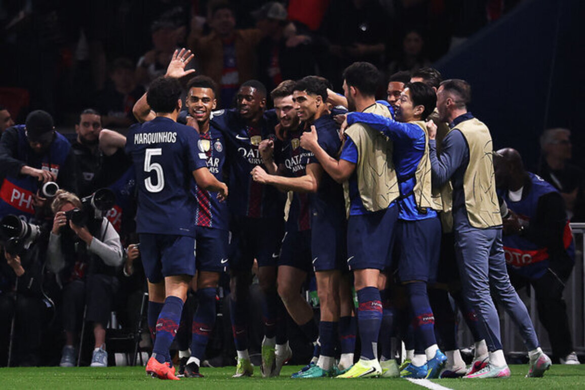 PSG, Atletico Madrid win Champions League quarter-final first leg