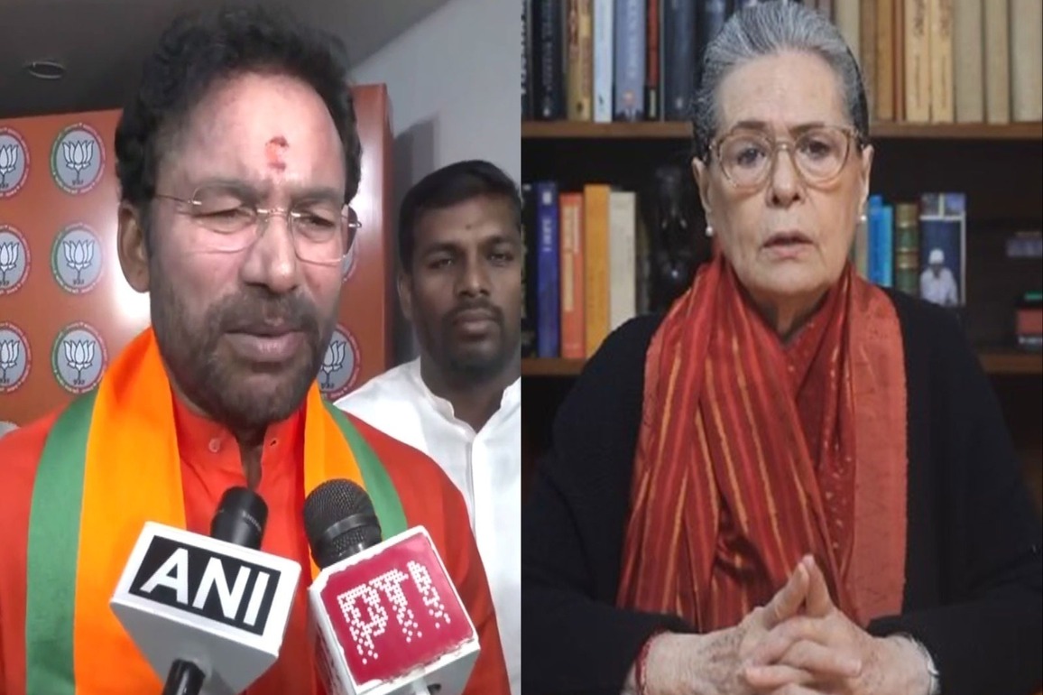 Have "420 promises" to T'gana thrown into Musi River, or quietly buried within walls of Gandhi Bhavan?: Kishan Reddy's letter to Sonia Gandhi