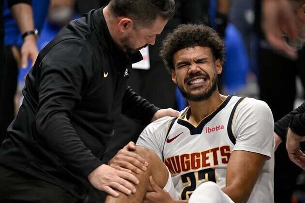 Nuggets F Cameron Johnson (knee) not seriously injured