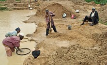  Artisanal diamond mining in Sierra Leone: Credit: Mummane