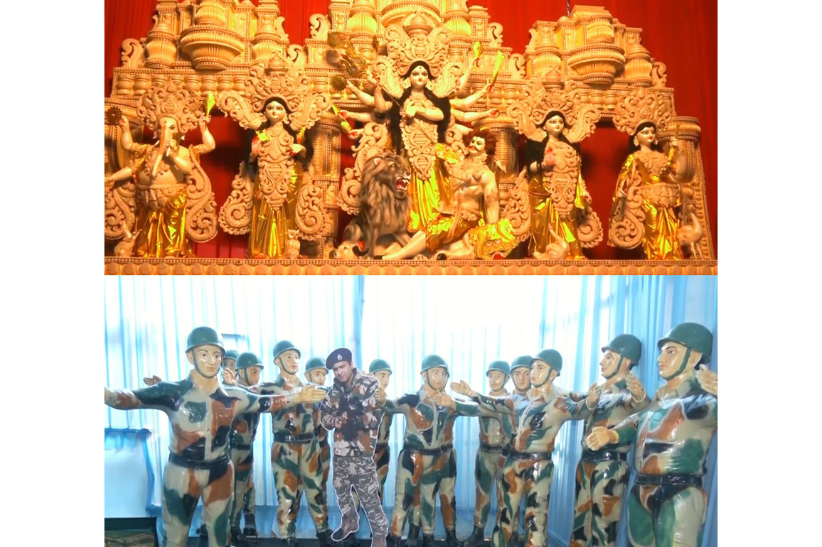 Durga Puja 2025: Guwahati's Chatribari Sarbajanin Debopujasthan Samity pay tribute to Indian soldiers at Durga Pandal