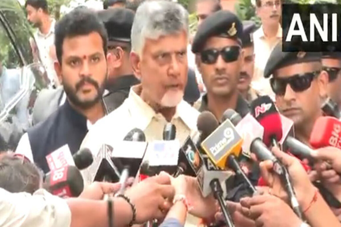 "TDP stands with NDA candidate CP Radhakrishnan": Andhra Pradesh CM Naidu