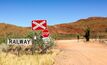 A rail crossing in the Pilbara.