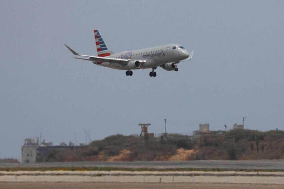 First direct US-Venezuela commercial flight in 7 years lands in Caracas