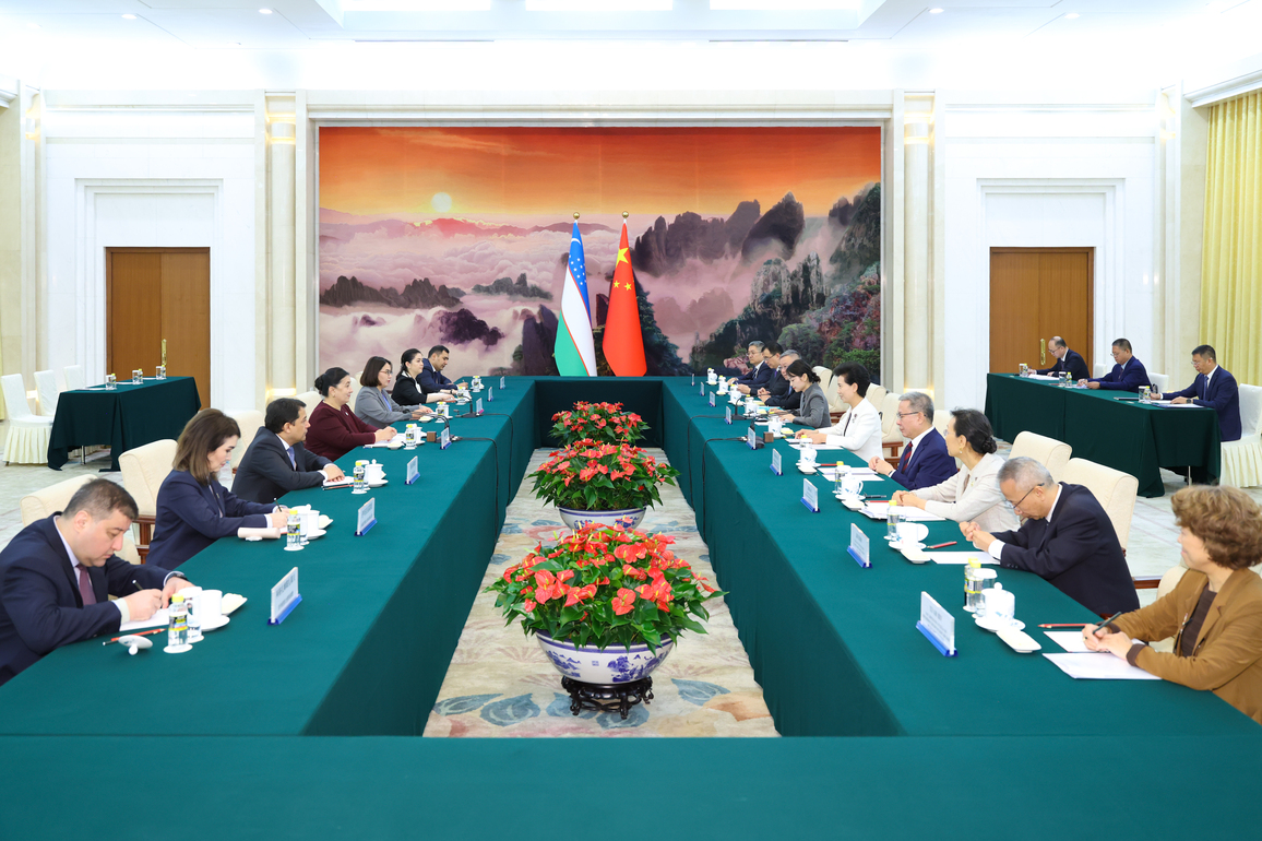 CHINA-BEIJING-SHEN YIQIN-UZBEK DEPUTY PM-MEETING (CN)