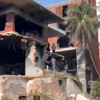 Protests continue in Dhaka, partially demolished house of Sheikh Mujibur vandalised