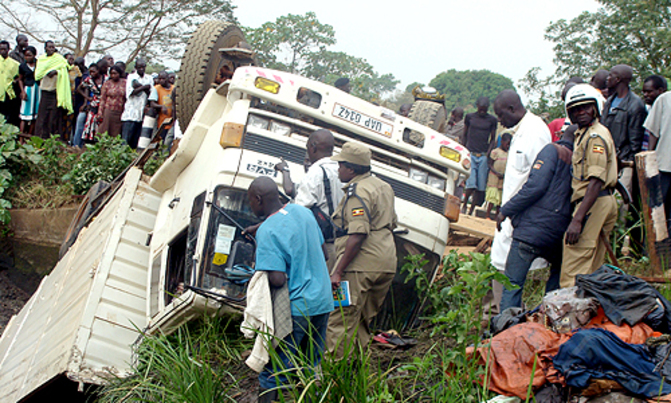 23 dead as truck plunges into Arua river, retrieving of bodies continues 23 dead as truck plunges into Arua river, retrieving of bodies continues