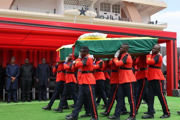 GHANA-ACCRA-HELICOPTER CRASH-STATE FUNERAL