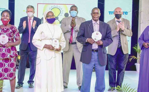 Mu maaso okuva ku kkono; Ernest Kavulu, Raymond Kigongo, Norah Anyait, Sr. Pross Nantege, Buluhani Mulongo ne Sr. Theopista Namukasa. Mu maaso okuva ku kkono; Ernest Kavulu, Raymond Kigongo, Norah Anyait, Sr. Pross Nantege, Buluhani Mulongo ne Sr. Theopista Namukasa.