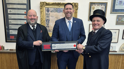 Long Rake Spar stalwart awarded Freedom of the City of London