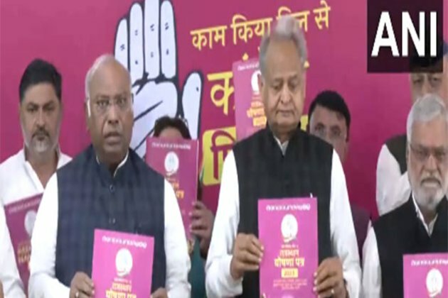 Ahead of Rajasthan Assembly polls, Congress releases manifesto, pledges caste census, MSP for farmers
