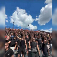 Ukrainian soccer fans filmed performing Nazi salutes - media