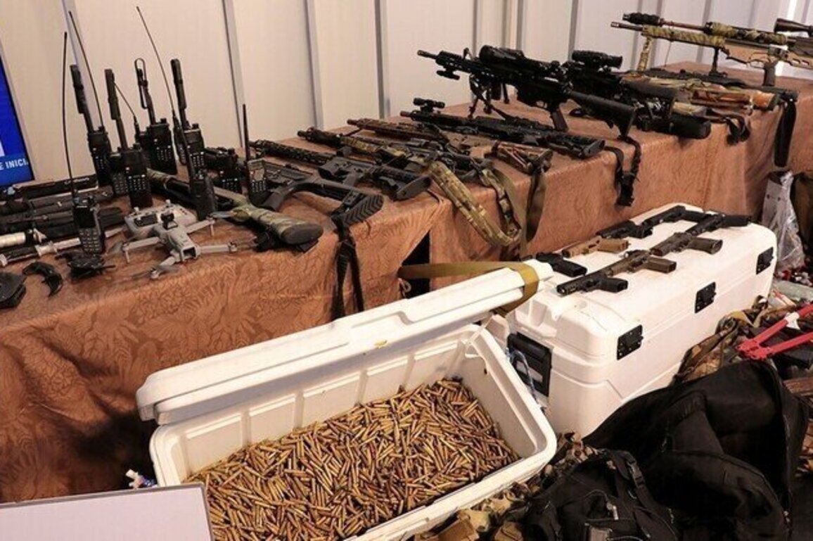 Cuba showcases weapons seized from armed infiltration 