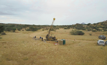 Diamond drilling rigs in action during phase 1 drilling at the Rubicon mine