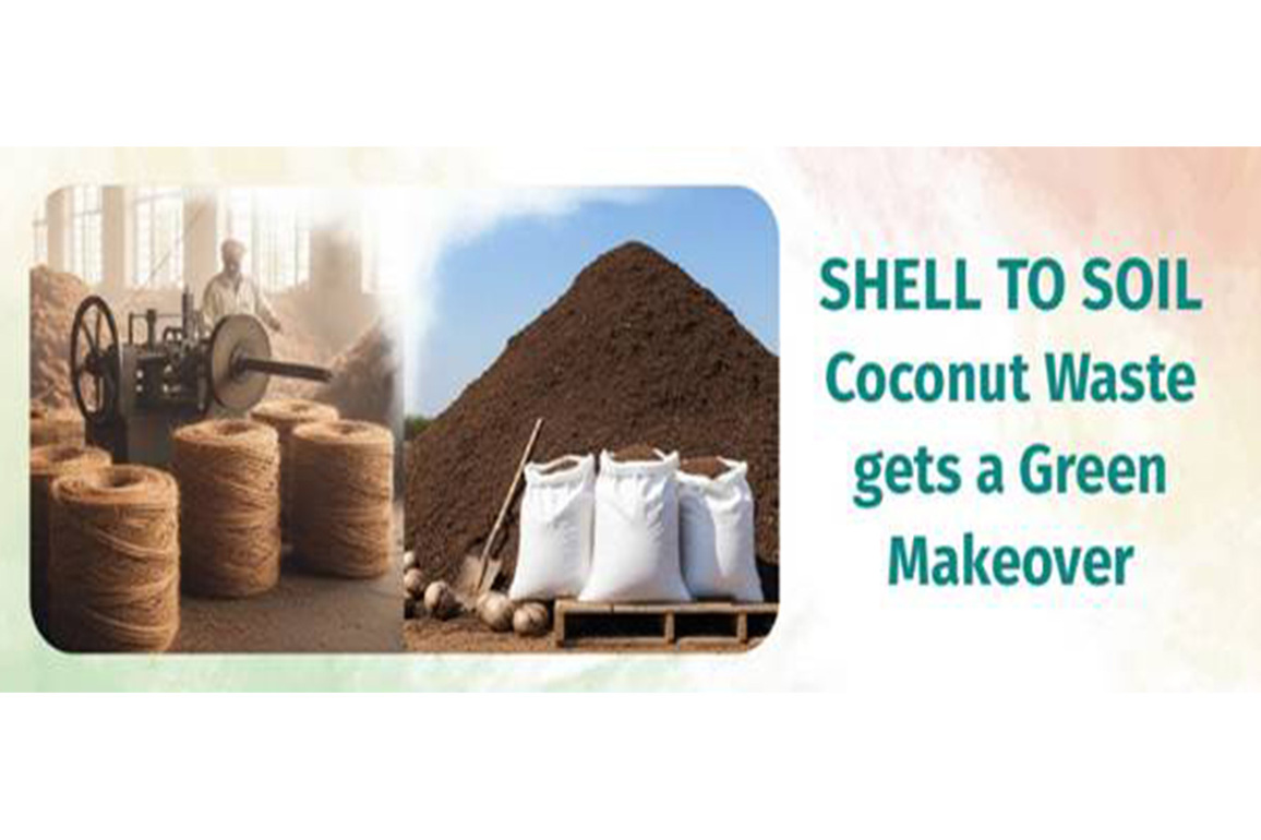 From shell to soil: India's urban local bodies recycle coconut waste into economic, environmental gains