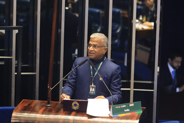 "India has decoupled economic growth from emissions": Dy Chairman Rajya Sabha Harivansh at BRICS forum