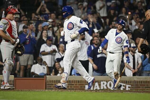 MLB roundup: Cubs score 7, win 7th straight as Phils' skid hits 7