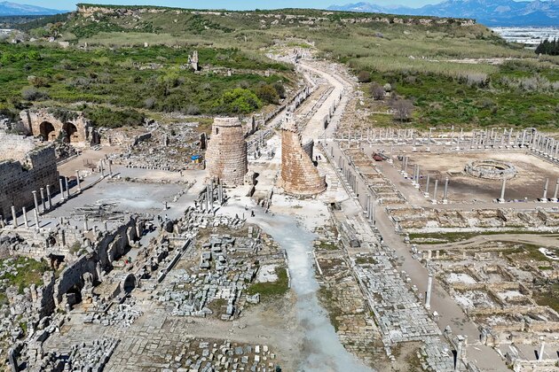 TRKIYE-ANTALYA-PERGE ARCHAEOLOGICAL SITE