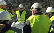 Extremadura Mines Department officials on a visit to San Jose