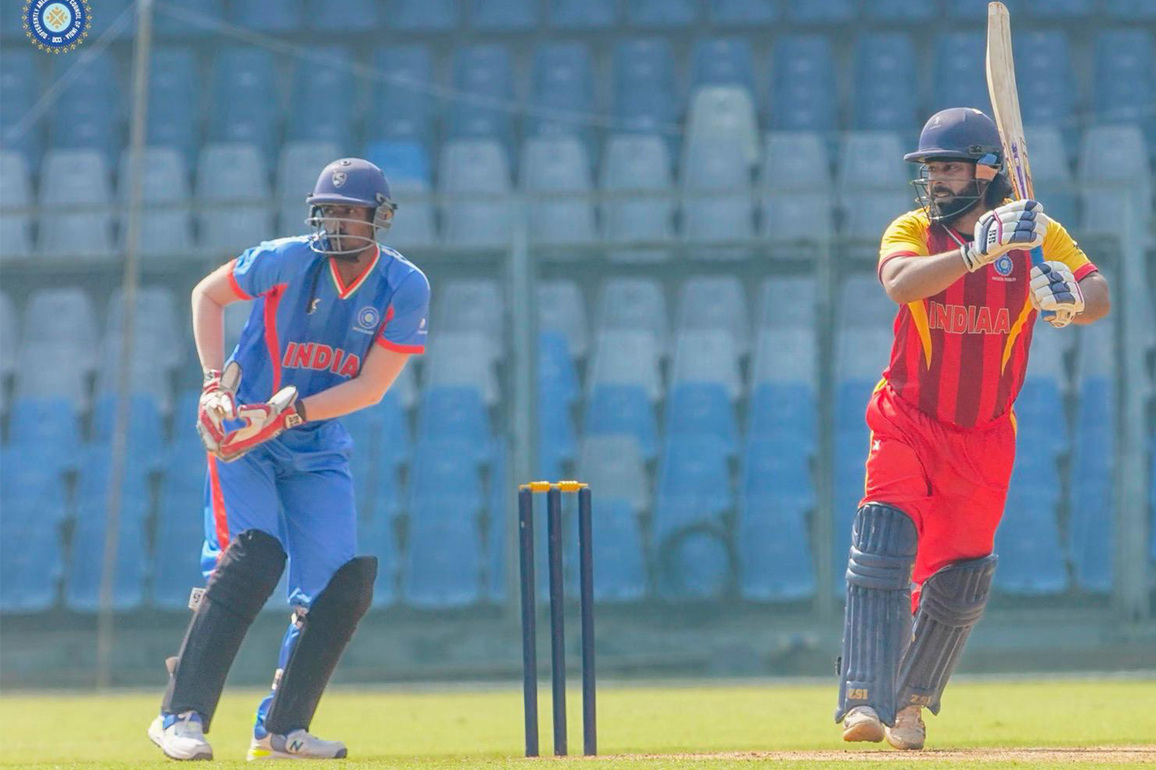 Wasim Iqbal stars once again with the bat in Physical Disability T20 Series
