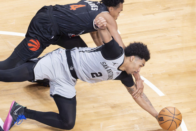 (SP)CANADA-TORONTO-BASKETBALL-NBA-SPURS VS RAPTORS