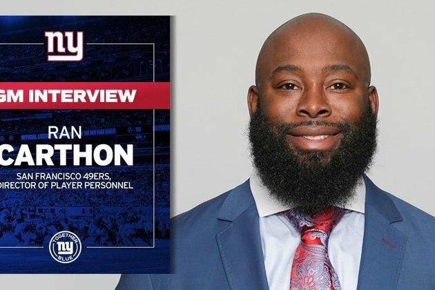 Giants interview 49ers&#039; Ran Carthon for GM