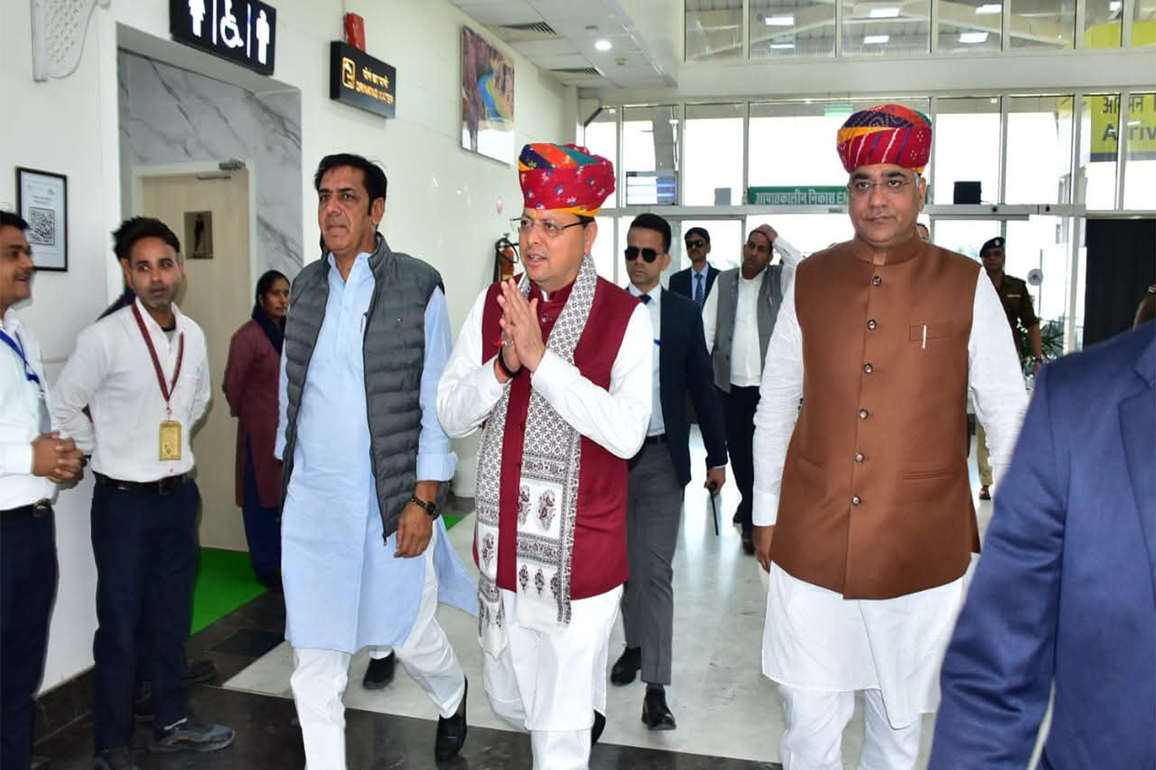 Uttarakhand CM inaugurates second floor of All India Uttarakhand Dharamshala Ashram in Rajasthan