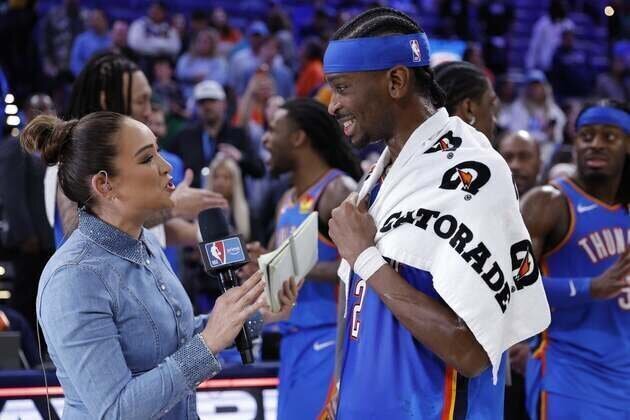 NBA roundup: Shai Gilgeous-Alexander breaks Wilt's mark in Thunder win