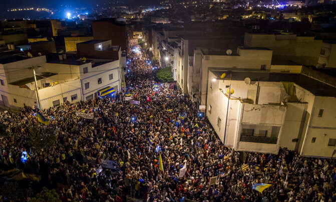 Protests and general strike grip Morocco's north Protests and general strike grip Morocco's north