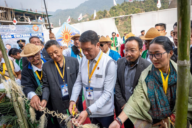Arunachal CM inaugurates Donyi Polo prayer, cultural centre at Modirijo