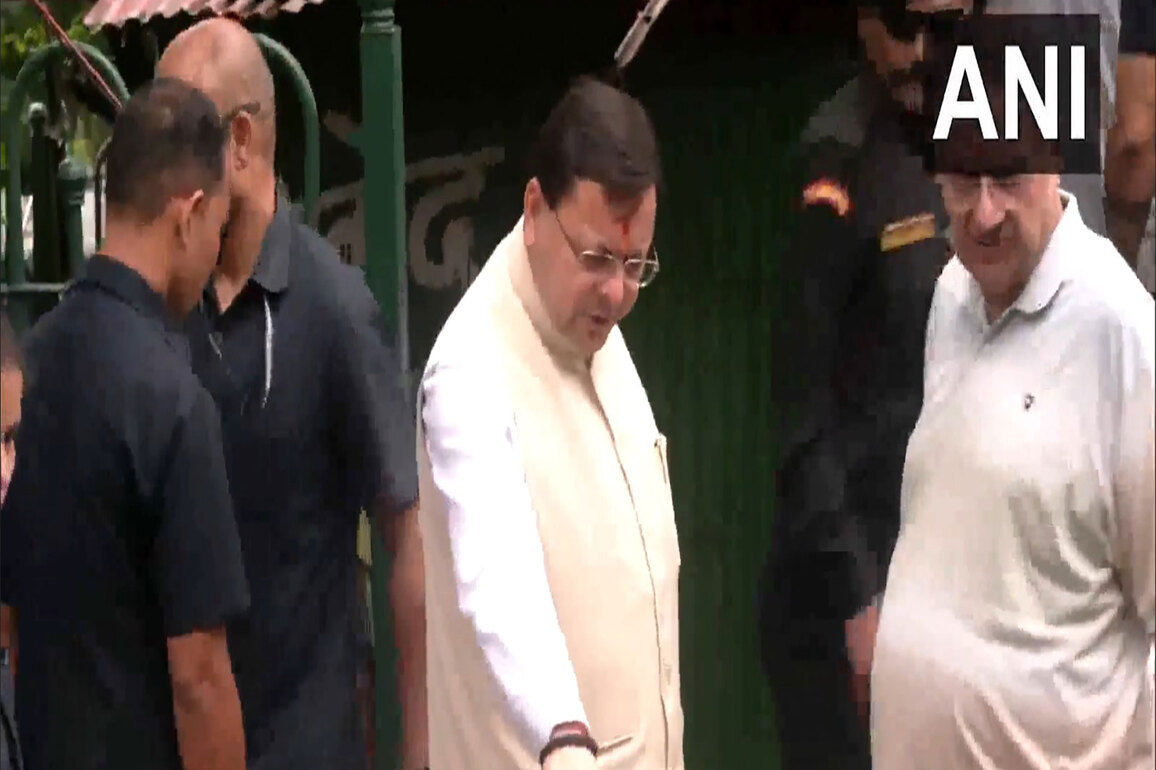 Uttarakhand CM Dhami inspects disaster-affected areas of Raipur and Mussoorie