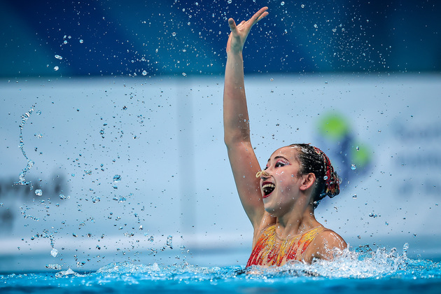 (SP)HUNGARY-BUDAPEST-ARTISTIC SWIMMING-WORLD JUNIOR CHAMPIONSHIPS-WOMEN'S SOLO FREE