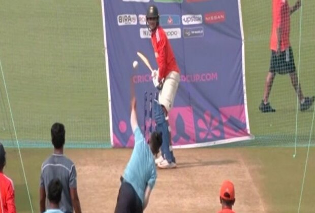 Indian team holds practice session ahead of Bangladesh clash