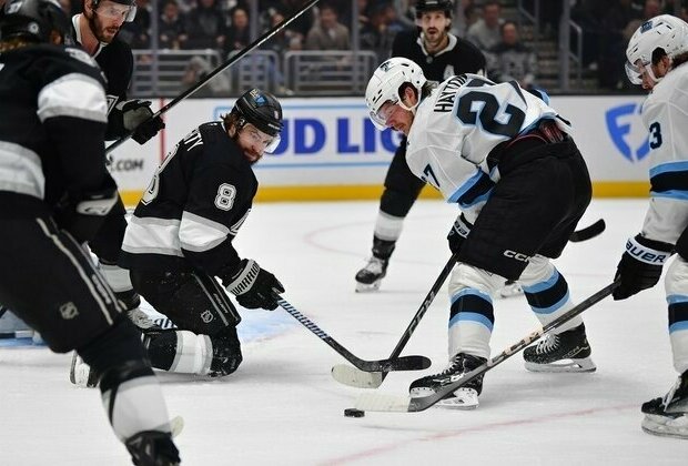 Drew Doughty, Kings overcome Utah's first hat trick