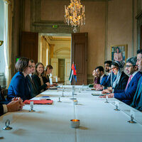Abdullah bin Zayed, Swedish FM sign MoU on political consultations