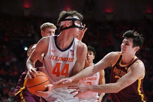 No. 13 Illinois handles Minnesota for 7th straight win