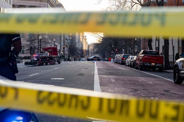 Man Who Drove Van Into White House Security Gate Taken Into Custody  Latest News